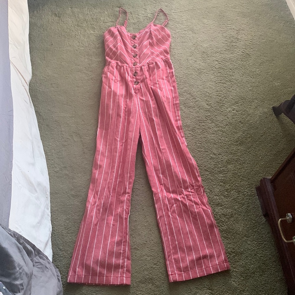 Red ci sono linen jumpsuit/romper